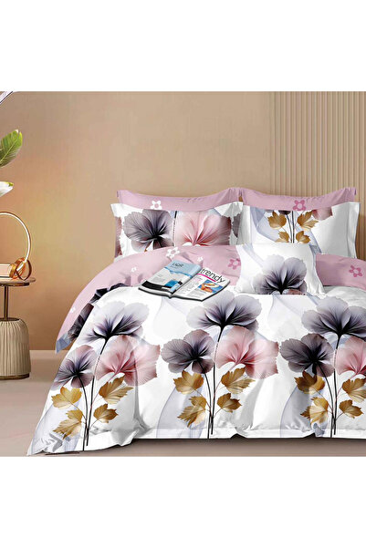 OEM Lenjerie de pat pentru pat dublu 2 persoane Dreamelle, 6 piese, Finet, DR...