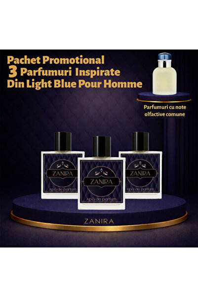 Zanira Set of 3 Perfumes 003 – Inspired by LlGHT Blue Pour Hom.me