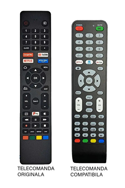OEM Replacement remote control compatible with JCV RM-C3250 TV code ER 9483 (483)