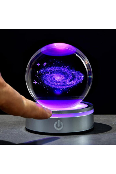 MARMORİ Dönen Gezegen Cam Küre HEDİYELİK