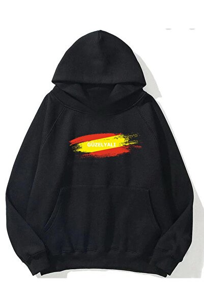 Bestteks GÜZELYALI GÖZTEPE SARI KIRMIZI UNİSEX SWEATSHİRT TSHİRT