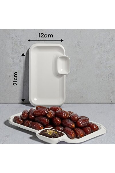 cc bin shihon 2-piece dinnerware set made of pure white melamine, break-resistant, dishwasher safe, and microwave safe.