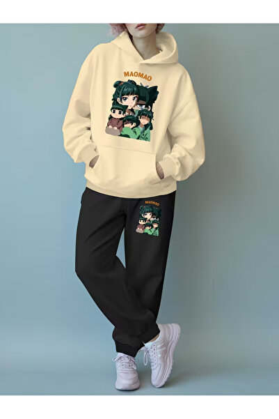 PENTHİLUS Stylish and Comfortable Maomao Printed Unisex Hooded Sweatshirt and...