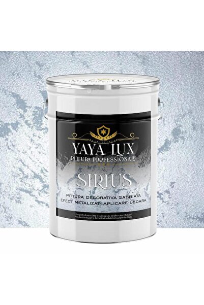 YaYa Color Sirius Luxury Decorative Paint, Silver, with Glass Beads, 10 Liters