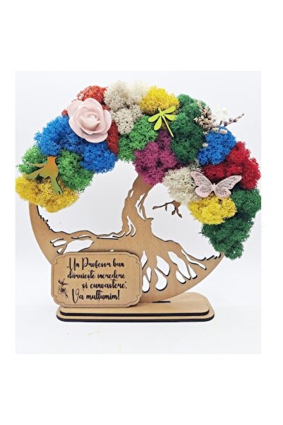 OEM Decorative Painting - The Tree of Life with Stabilized Lichens