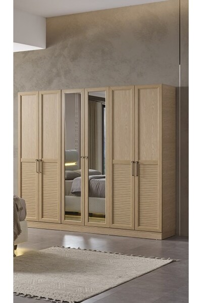 AYDINEV LUPİN MDF 6 KAPAKLI DOLAP