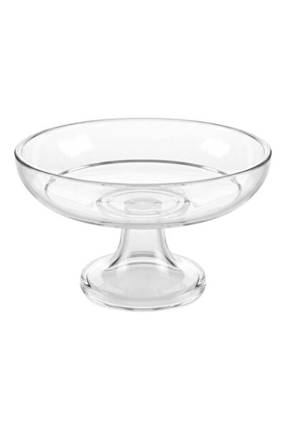 DECOLFİN طبق تقديم زجاجي دائري بقاعدة