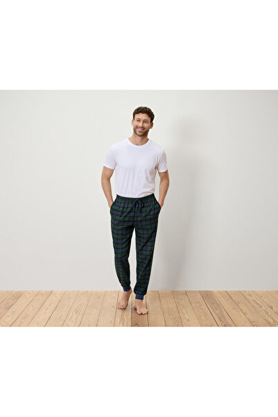 Tchibo Men's Casual Pants, Flannel, Checkered