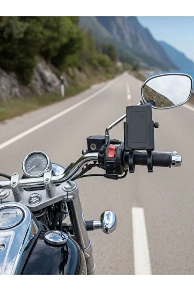 Özasya AVM Motosiklet,Bisiklet Telefon Tutucu – Kaymaz, Kilitlenebilir Güvenl...