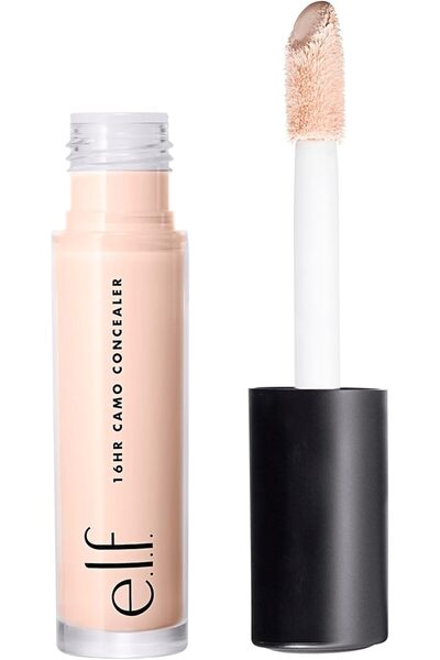 e.l.f cosmetic . 16HR Camo Concealer, Full Coverage & Highly Pigmented, Matte Finish, Fair Beige, 0.203 Fl Oz