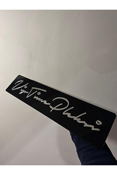 VİPTİMEPLEKSİ Kişiye Özel Dekor Pleksi Plakalık | Galer & Bireysel | PLEKSİ Ü...