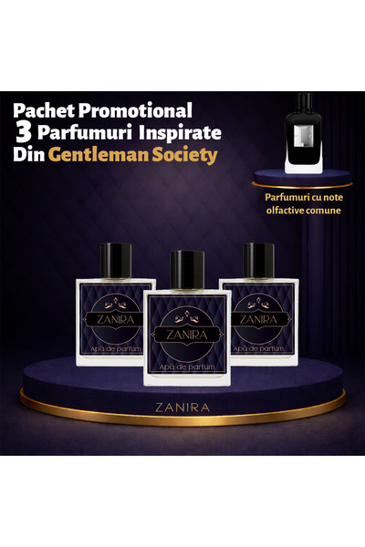 Zanira Set Promoțional 3 Parfumuri 032 – Inspirat din Gentleman Society