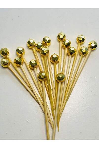 yağmur gökçe No:212 - 50 Pieces Decorative Gold Beaded Promise Engagement Bir...