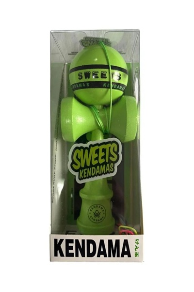 OEM Sweets Kendama All Green Rulment si Ata de rezerva