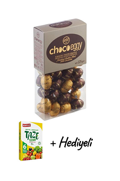 KMS HOME Elit Choco Eggy Glutensiz Kakaolu Fındık Kreması Dolgulu Sütlü Çikol...