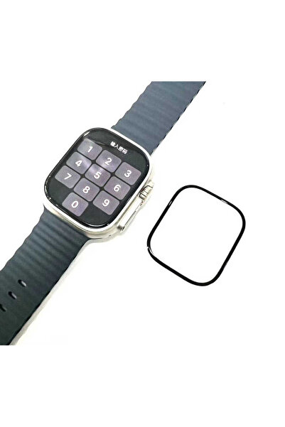 Techaks Watch Ultra 49mm Pmma Pet Watch Screen Protector Tchs - Black