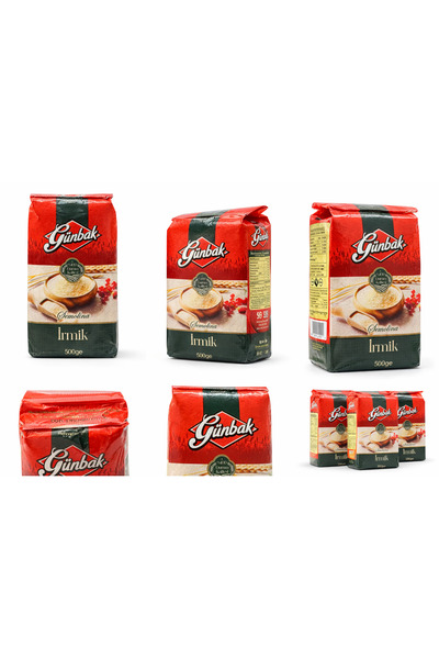 Günbak İrmik 500 g | Doğal Durum Buğdayı | Helvalık – Tatlılık – Böreklik