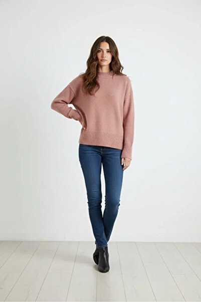 BLACK MODBLACK Women's Loose Fit Oversize Winter Long Sleeve Sweater