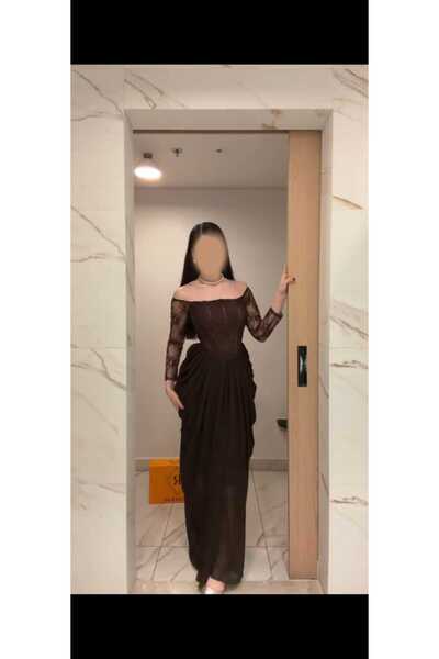 FASHIONLAND فستان سهره بني