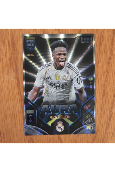 Panini 2026 Vini Jr. Excellence Aura Oyun Kartı EXC36