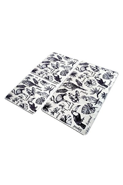 Persera Σετ 3 Covorase baie Lori, 60 x 100 cm, 50 x 60 cm, αντιθεραπευτικό, A...