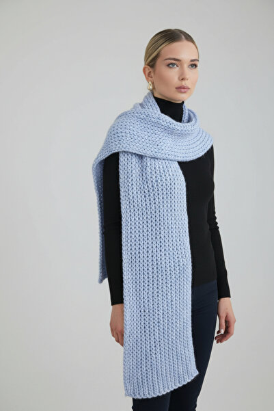 Molly Nelly Kadın Triko Örgü Şal Atkı