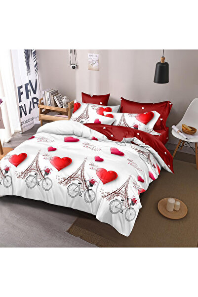 Pucioasa Bed linen for double bed 2 people Pucioasa, 6 pieces, Finet, DREAM-0164