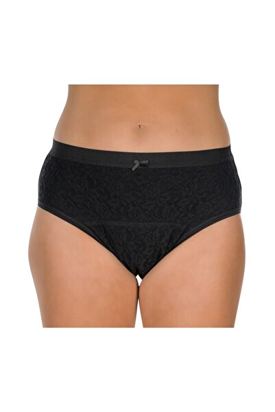 Suprima Chilot dama incontinenta/menstruali nivel 2/5, Bumbac, Negru, S