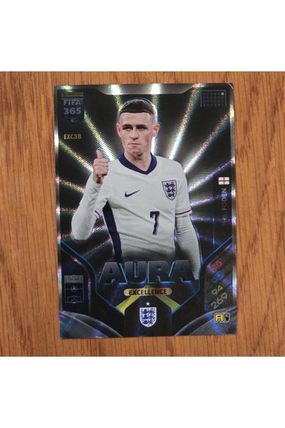 Panini بطاقة لعبة فيل فودن إكسيلانس أورا 2026 EXC38