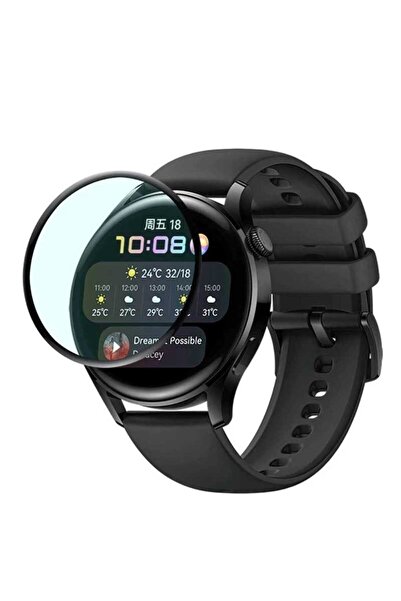 Kılıfist Huawei Watch Gt 3 42mm Klfs Pmma Pet Watch Screen Protector - Black