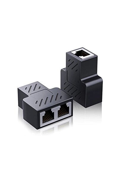Derwell 1 Giriş 2 Çıkış Ethernet Çoğaltıcı Gigabit Destekli Rj45 Cat5e/cat6/7...