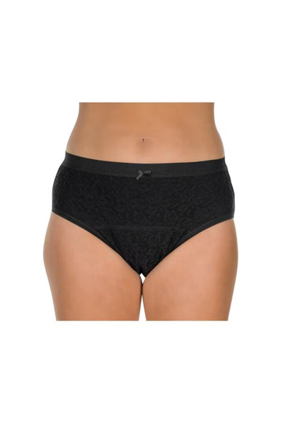 Suprima Chiloti menstruali, nivel 2/5, Suprima, Bumbac, Negru, Marime M