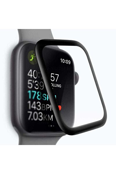 Techaks Watch 38mm 3D Full Adhesive Glass Screen Protector Tchs - Black