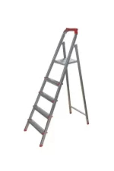 Zilan 5-step folding metal ladder