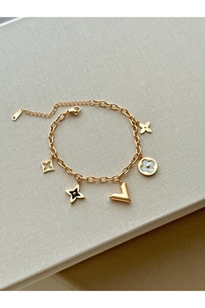 YOUES JEWELRY سوار فولاذي متدلي من ماركة CHARMLI