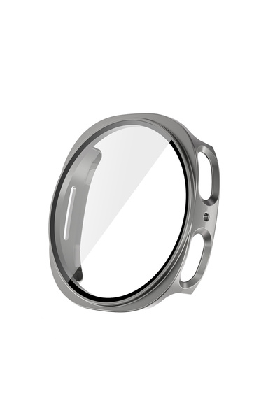 Kılıfist Galaxy Watch 8 40mm Hard Pc Case and Screen Protector Klfs Watch Gard 38 - Titanium