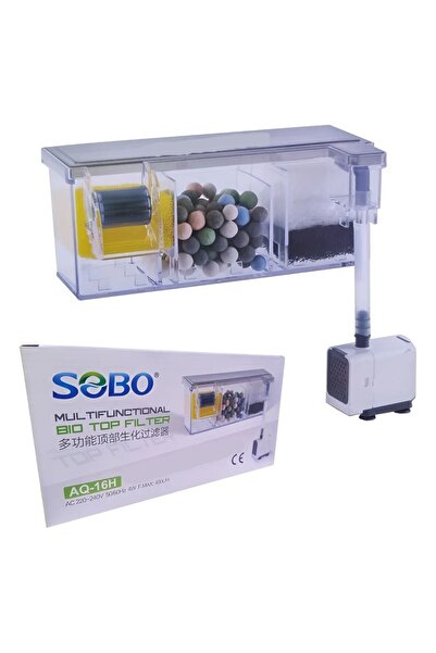 Sobo AQ-16H Bio Askı Filtre 400lt/Saat