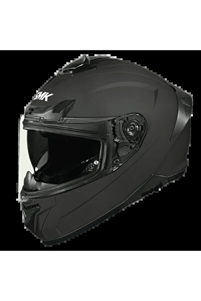 SMK خوذة تايفون سوداء غير لامعة