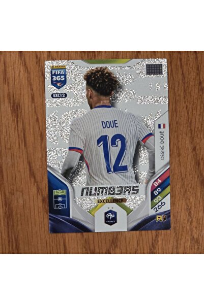 Panini 2026 Desire Doue Excellence Numbers Oyun Kartı EXC12