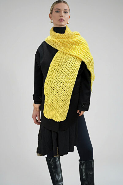 Molly Nelly Kadın Triko Örgü Şal Atkı