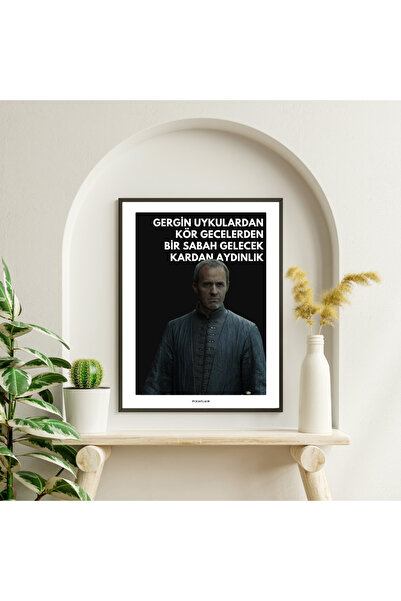 Pixaflair - Game Of Thrones - Stannis Baratheon'a Ağıt - Çerçevesiz Film Poster