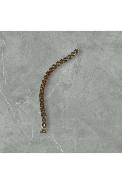 Toz Vintage Florin Thick Chain Gold Color Stylish Design Vintage Retro Bracelet