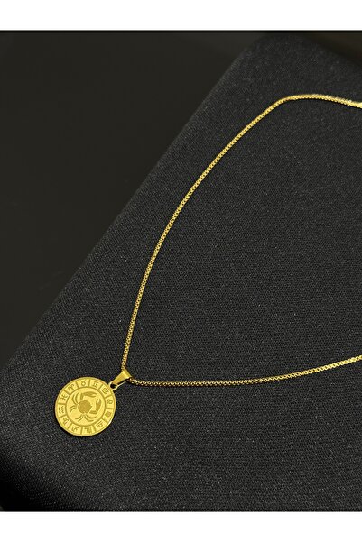 XUPING JEWELRY 18K altın kaplama gold yengeç burcu burç çelik kolye