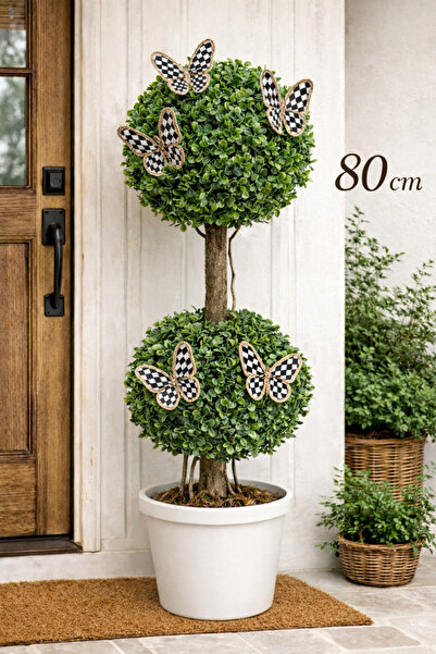 Marrone Door Front Tree 80 cm Door Ornament Artificial Tree