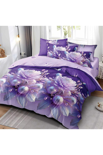 Pucioasa Bed linen for double bed 2 people Pucioasa, 6 pieces, Finet, DREAM-0208