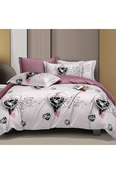 Pucioasa Lenjerie de pat pentru pat dublu 2 persoane Pucioasa, 6 piese, Finet...