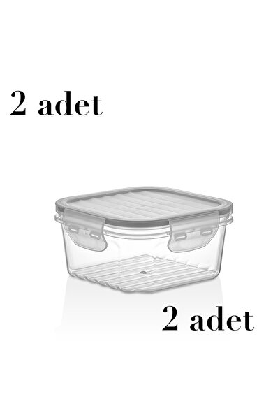 Mons Qlux 2 Pieces Leakproof Storage Container 800 ml Bpa Free Home School Office L-00862