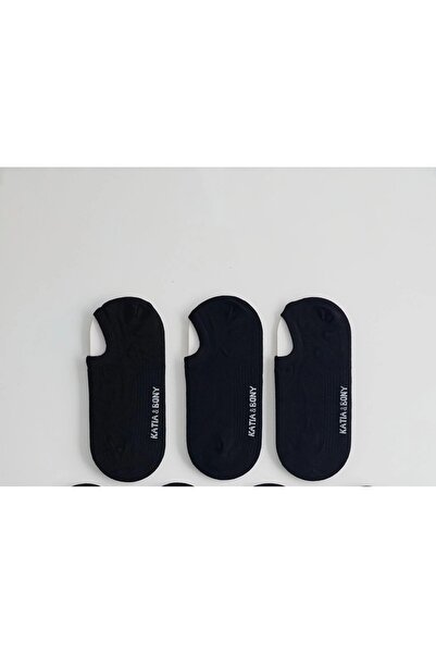 Katia&Bony Unisex 3-Pack Sneakers Booties Socks Dark Blue