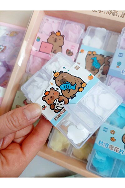SEVRU Magic Soap Scented Hand Dissolving Soap Outdoor Multi-Slice Portable Pr...