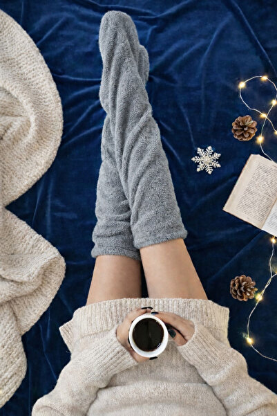 Nuvy Knee Length Plush Socks